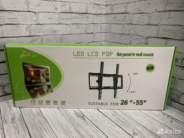 Кронштейн для телевизора с наклоном 26-55 дюймов