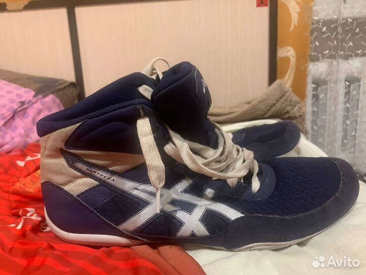 Борцовки asics matflex 6 (синий)
