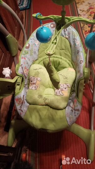 Детские качели шезлонг