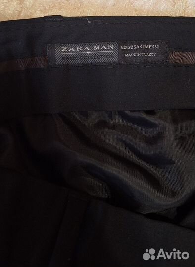 Брюки мужские zara man basic eur 42 rus 48