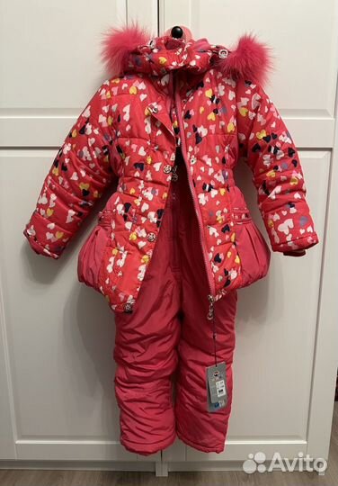 Зимний костюм для девочки 110