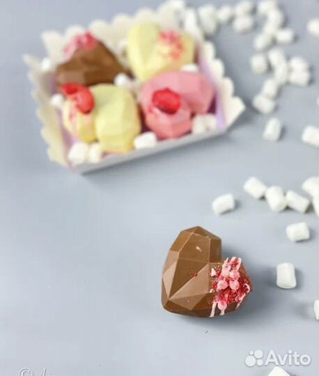 Шоколадные бомбочки сердце