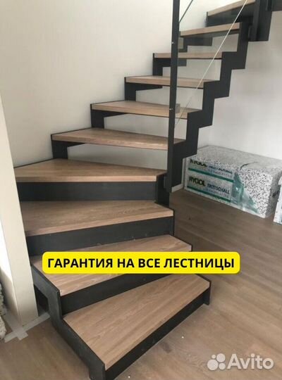 Изготовление лестниц на металлокаркасе
