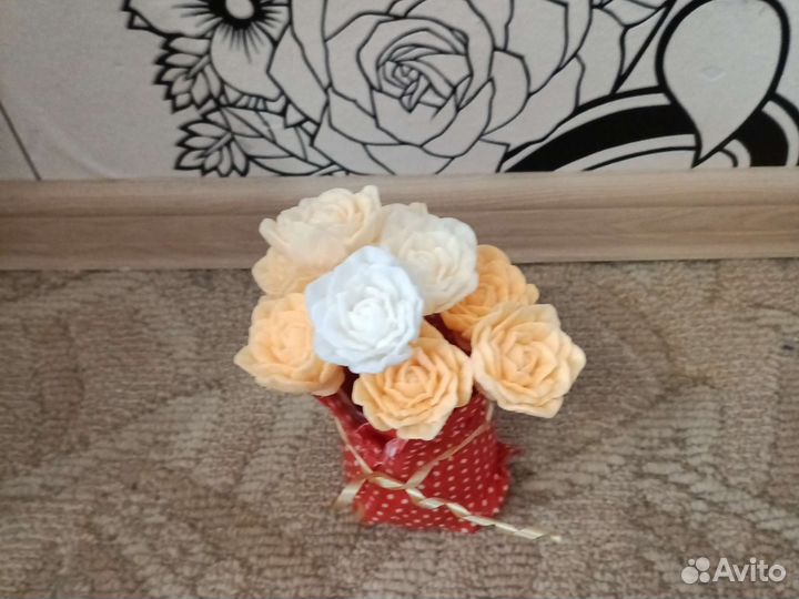 Букет из мыла