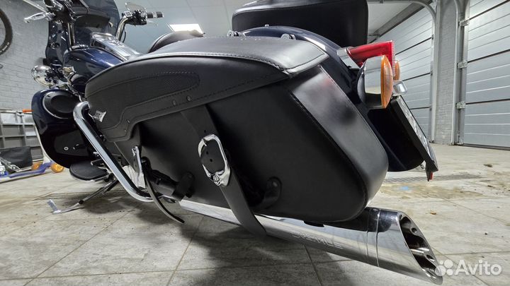 Кофры Harley-Davidson Road King Classic кожаные