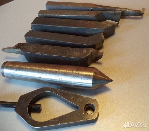 Упорный центр к токарному станку км4 поводок резцы