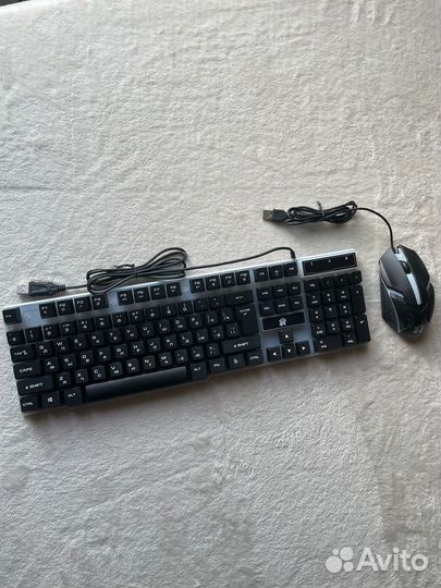 Новый игровой набор клава+мышь, рассматриваю обмен