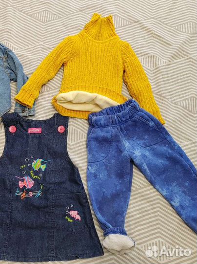 Вещи пакетом на девочку 86-98