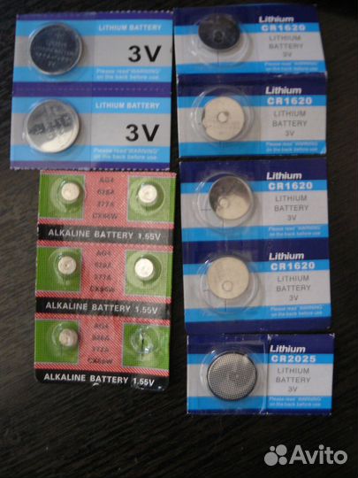 Батарейки таблетки CR 1620 2025 AG4