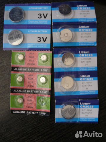 Батарейки таблетки CR 1620 2025 AG4