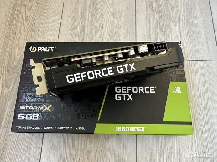 Palit GTX 1660 Super StormX 6гб