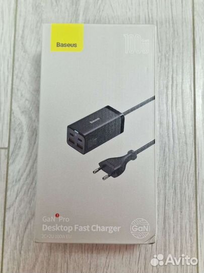 Зарядное устройство Baseus GAN3 Pro 100W с 4 usb