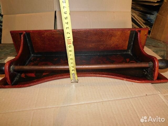 Красивая полка для кухонных полотенец СССР