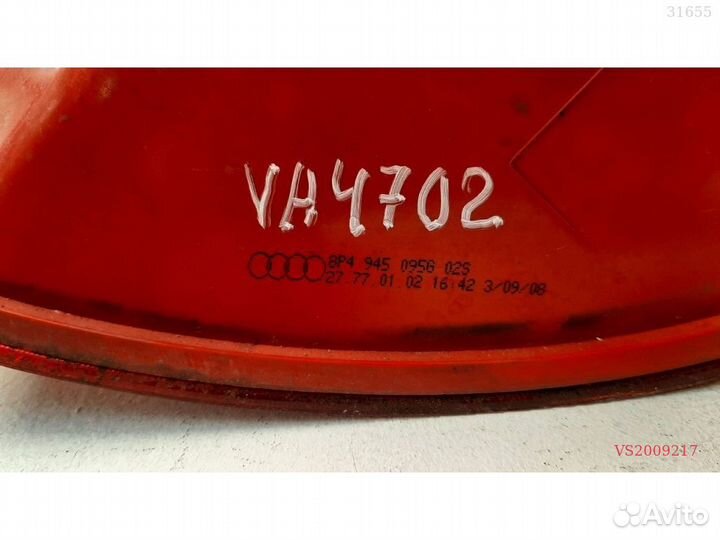 S2009217 Фонарь audi A3 8P задний левый наружний