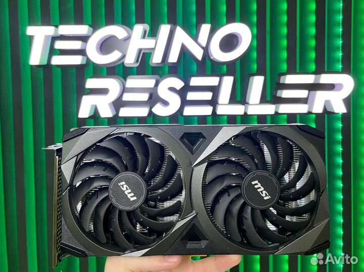 Видеокарта MSI RTX 3060Ti Ventus 2X 8gb