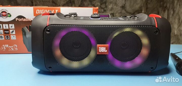 Колонка портативная Jвl Оn-Thу-Gо +караоке Digivol