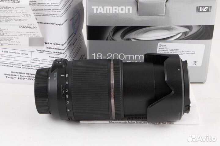 Для Nikon Tamron 18-200 mm f/ 3.5-6.3 Di II VC