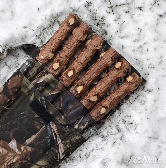 Набор шампуров Пенёк в чехле