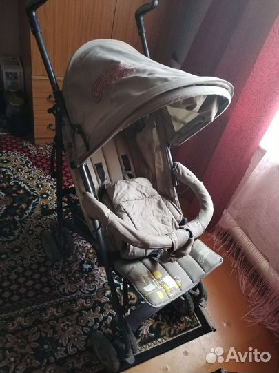 Прогулочная коляска трость бу