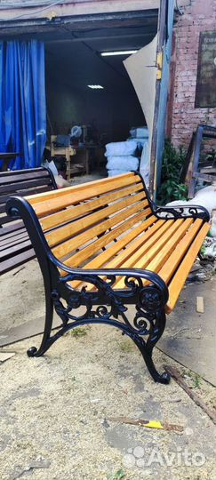 Скамейка на дачный участок/чугун