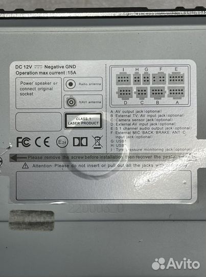 Магнитола штатная Toyota Rav 4 2016-2019г