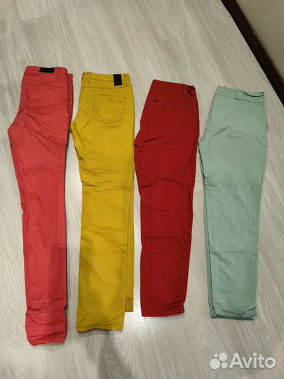 Брендовые джинсы разных цветов 44 рр в отличном