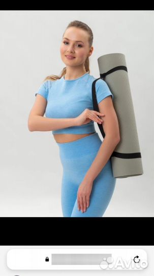 Коврик для йоги и фитнеса