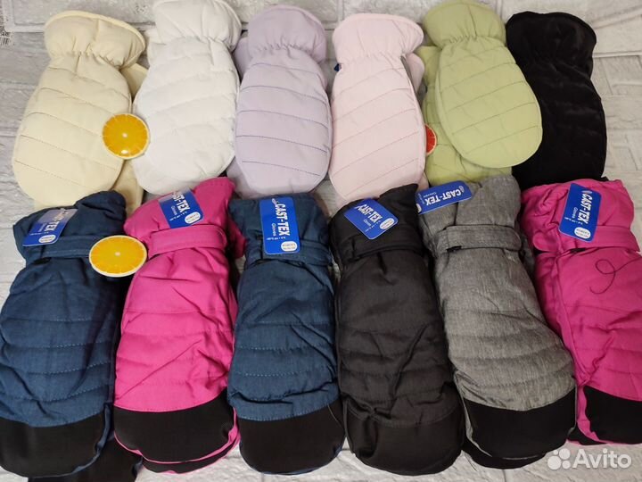 Варежки Краги женские и подростковые непромокаемы