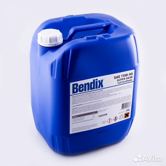 Масло трансмиссионное Bendix Super Gear 75W-90 20л