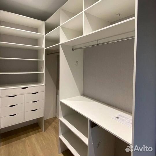 Гардеробная с фабрики