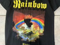 Футболка хлопковая рок группы Rainbow новая Rising