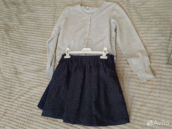 Школьная форма для девочки синяя 146