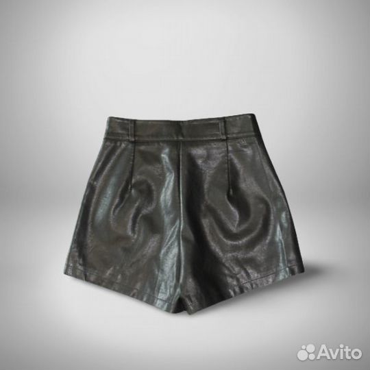 Женские шорты экокожа
