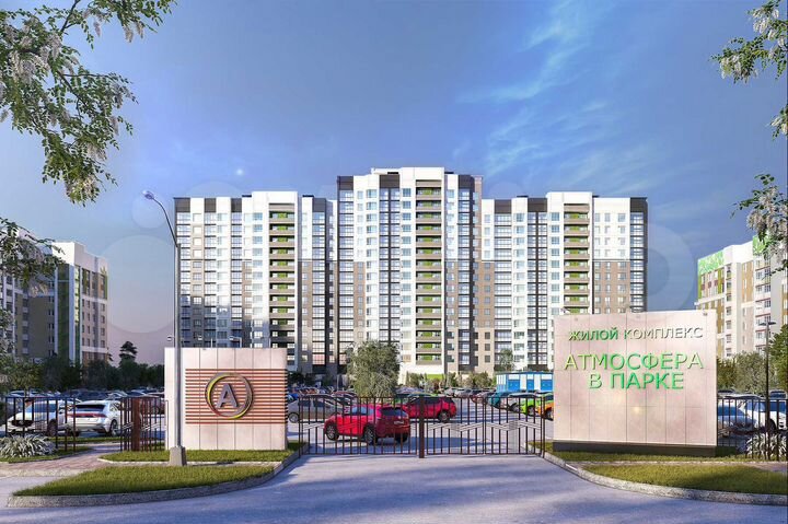 3-к. квартира, 86,4 м², 12/17 эт.