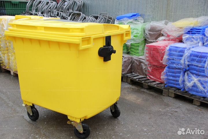 Мусорный Пластиковый Евроконтейнер 1100л C2401