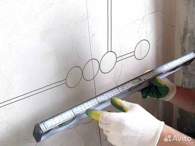 Установка розеток и выключателей