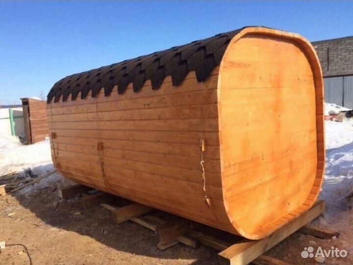 Баня бочка под ключ