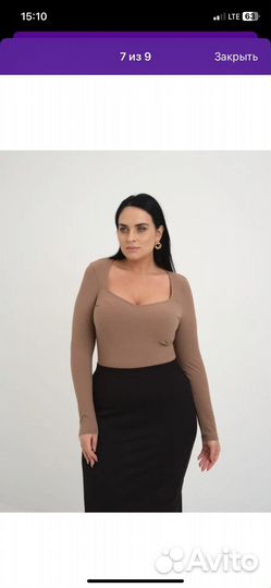 Женская Кофта с длинным рукавом и вырезом р.74-76