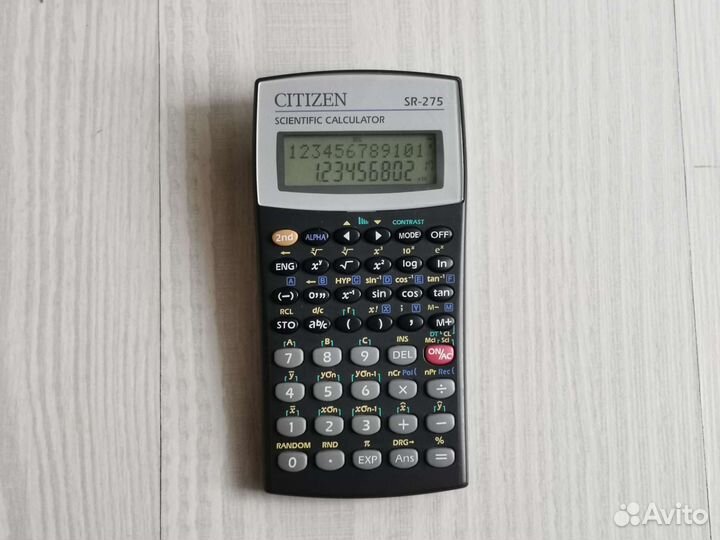 Калькулятор инженерный Citizen sr-275