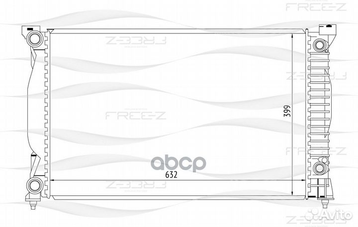 Радиатор KK0105 free-Z