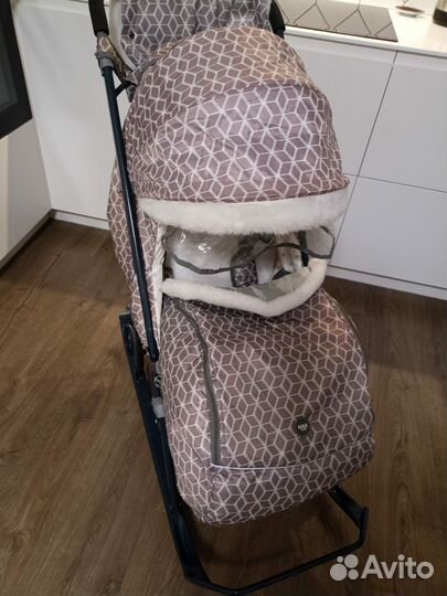 Детские санки-коляска Ника