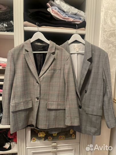 Пиджаки zara и H&M р.S/M