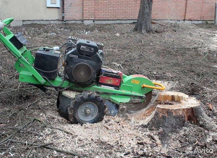 Дробление пней