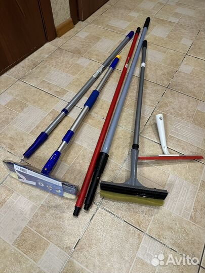 Стекломойки и стержни телескопические новые и бу
