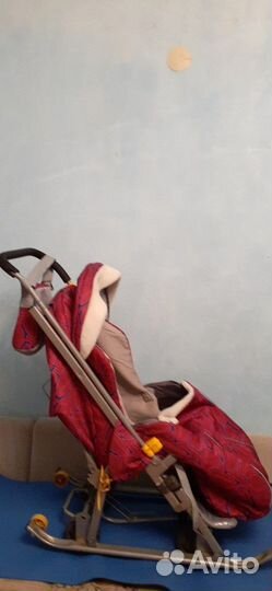 Зимние санки коляска