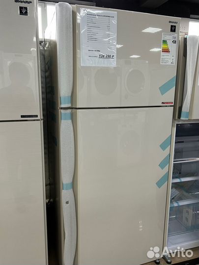 Холодильник Sharp SJ-XE59pmbe No Frost, бежевый