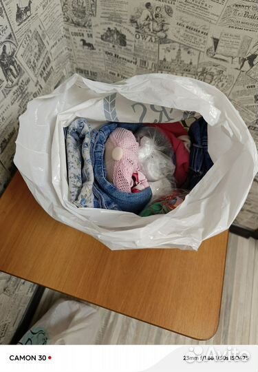 Вещи пакетом женские и детские