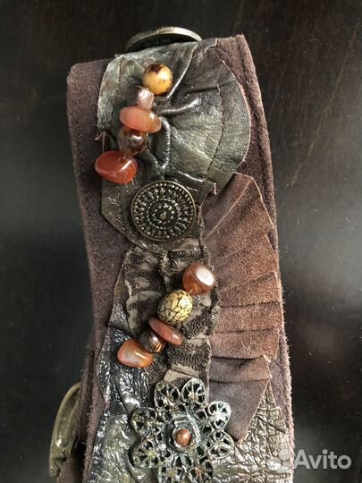 Винтажный пояс натуральный Италия