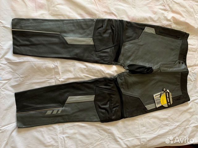 Мото штаны BRP кожаные мужские новые большой разме