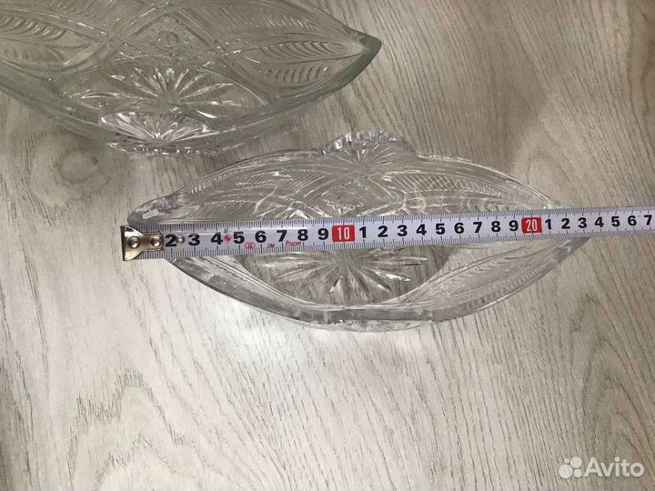 Ваза хрустальная конфетница салатник